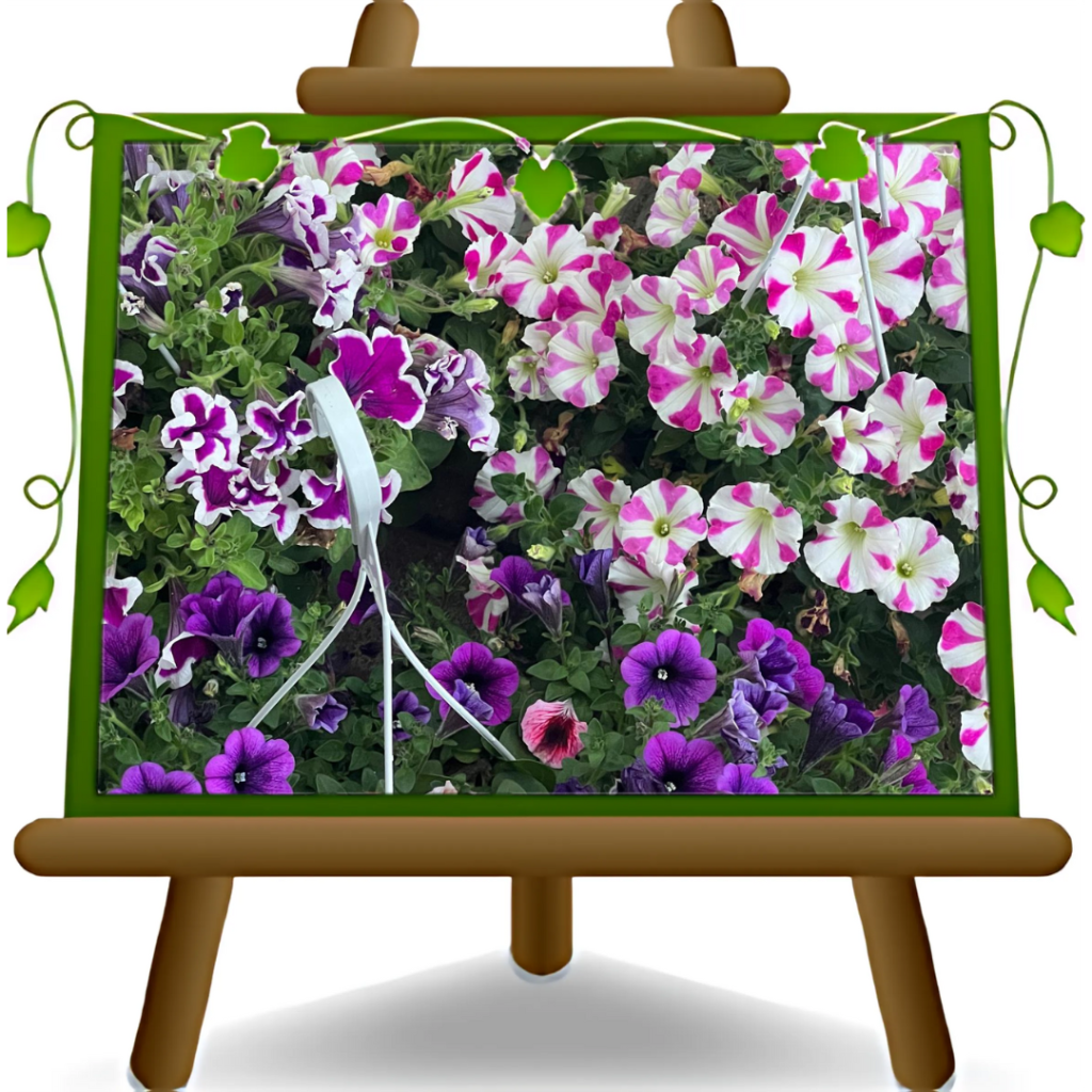 Surfinia petunias